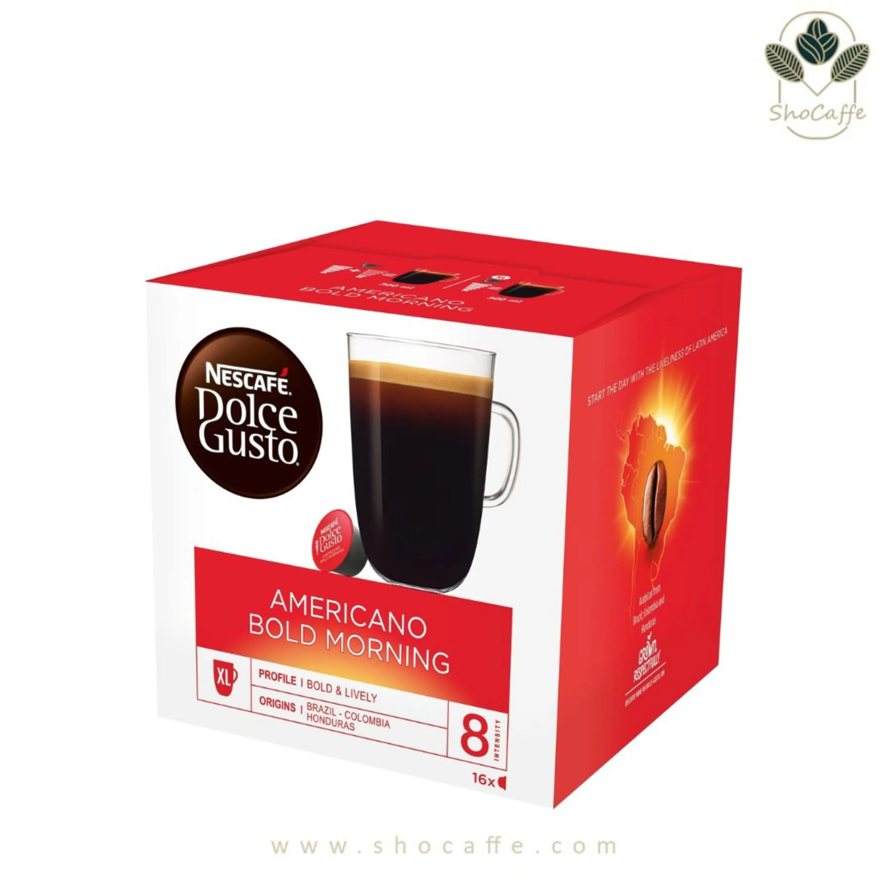 کپسول قهوه دولچه گوستو مدل آمریکانو بولد مورنینگ Americano Bold Morning